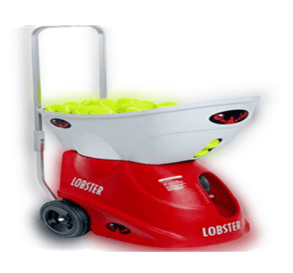 3.   Lobster Sports – Elite Two Battery Powered Tennis Ball Machine