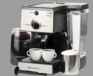 3. EspressoWorks 7 Pc All-In-One Espresso Machine