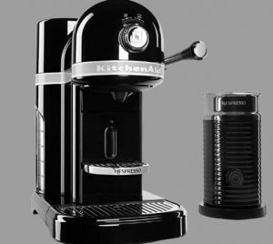 7. KitchenAid KES0504OB Nespresso Bundle, Onyx Black