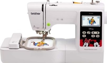 Brother pe535 embroidery machine with large color touch lcd screen Best Embroidery Machines 15 Top Rated Machines In 2021