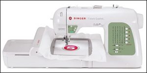 #2: SINGER SEQS-6000 Futura Quartet Portable Sewing and Embroidery Machine