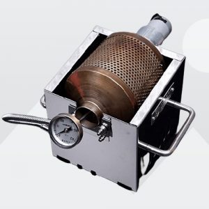 1. KALDI Mini Size (200~250g) Home Coffee Roaster Including Thermometer -Gas Burner Required (Motorize with Sampler & Hopper)