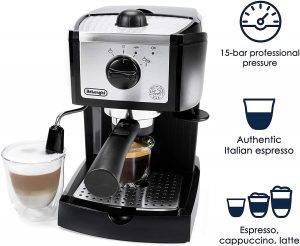 De'Longhi 15 bar Pump Espresso and Cappuccino Maker