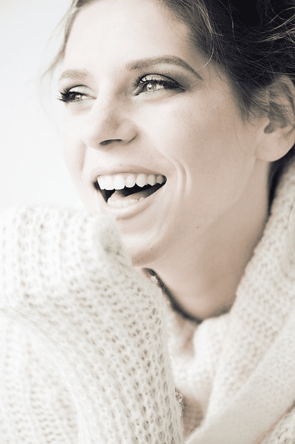 woman, portrait, face, smile, Wrinkles Around The Mouth